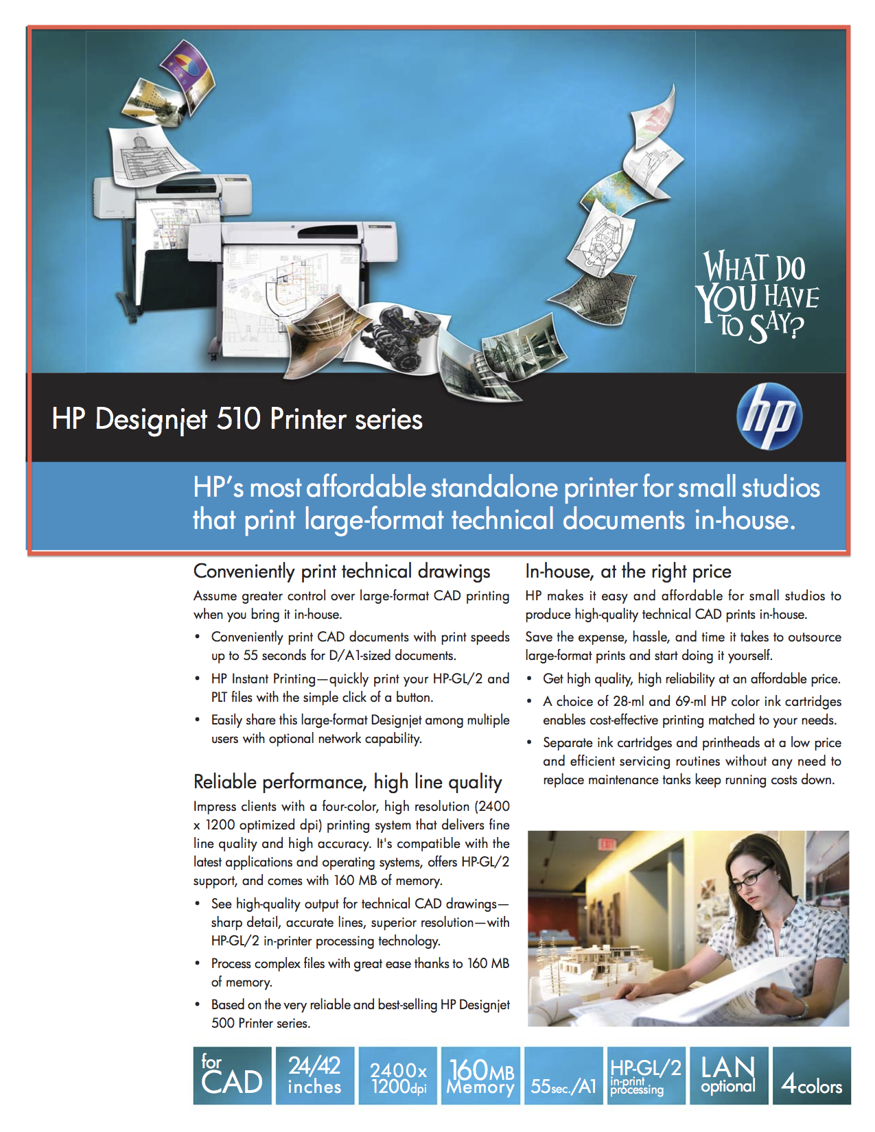 Máy in khổ lớn HP Designjet 510 Máy in khổ lớn HP Designjet 510