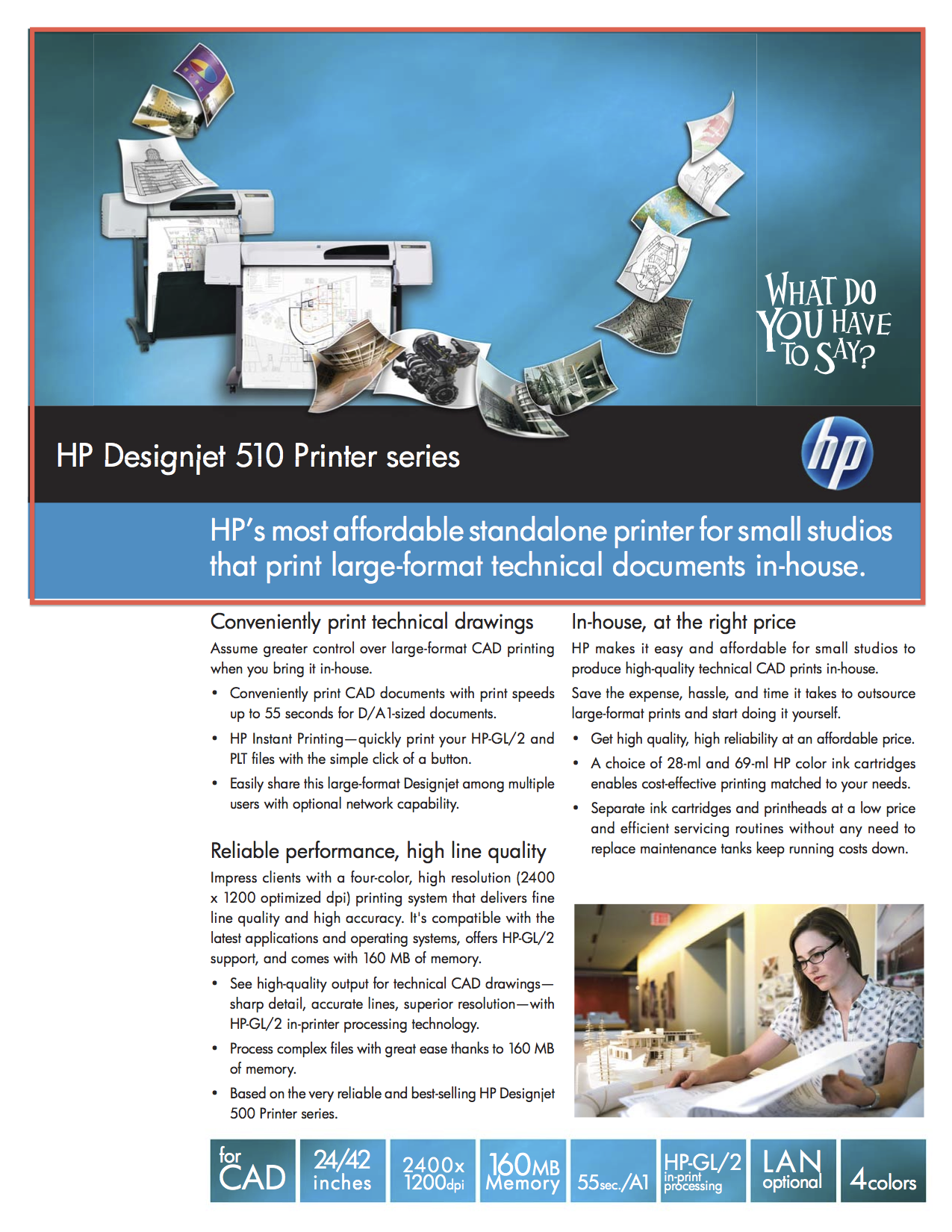 Máy in khổ lớn HP Designjet 510