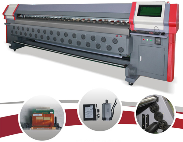 Máy in decal khổ lớn tốc độ 92m/h Máy in decal khổ lớn tốc độ 92m/h